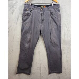 Howler Bros Pants Mens 37x28 Frontside 5 Pocket Gray Stretch Casual Twill